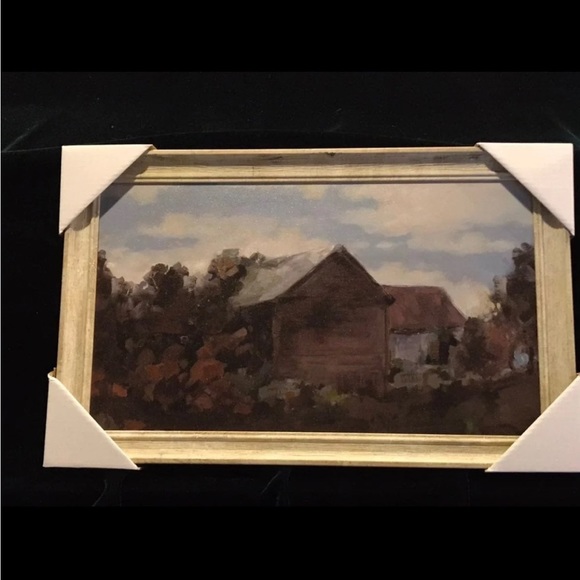 16" x 10" House Amidst The Trees Framed Canvas - Threshold Studio McGee - Picture 6 of 6